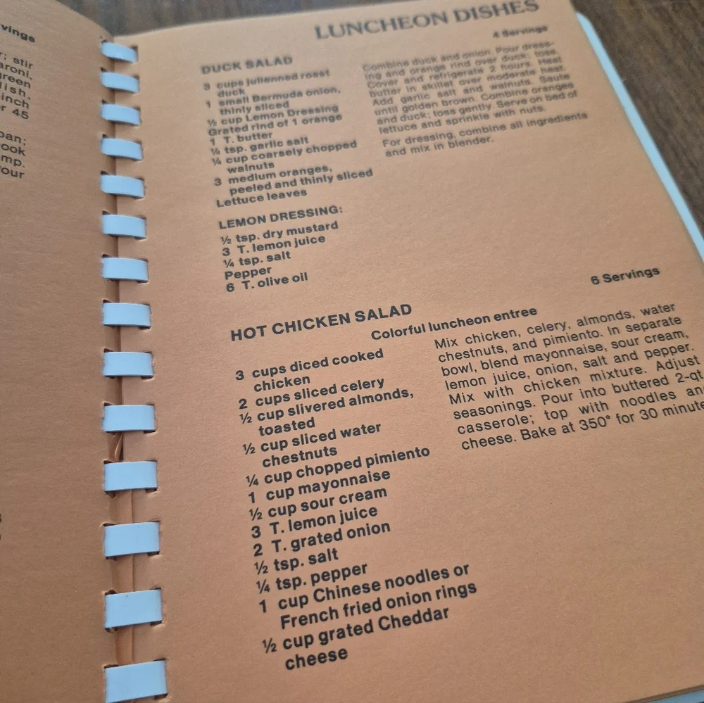 Vintage Spiral-Bound Soupcan Recipe Book